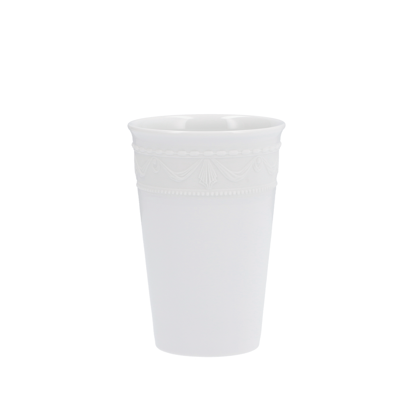 KPM To-go Becher, KURLAND BLANC NOUVEAU, Weiss